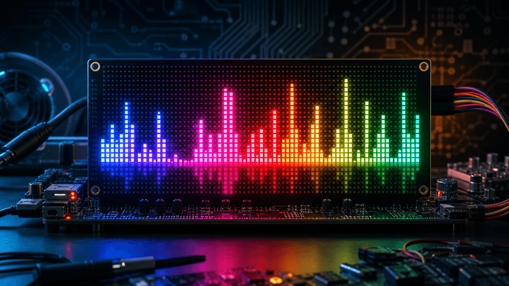 FPGA Audio Visualizer main project image